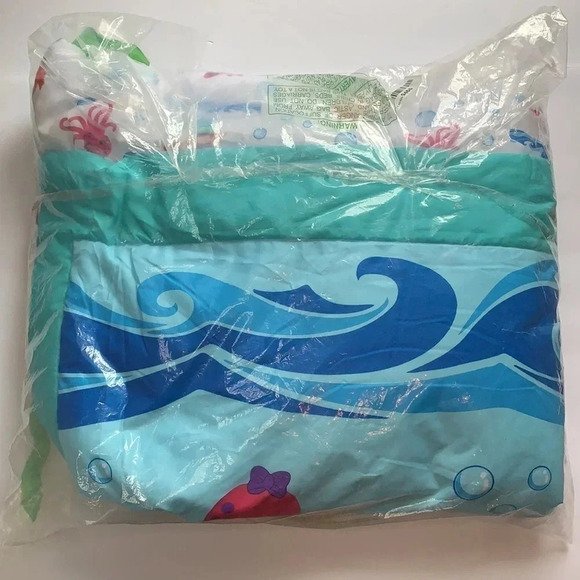 Everyday Kids Underwater Mermaid 4-Piece Twin Size Bed Sheets Set New - Picture 5 of 8